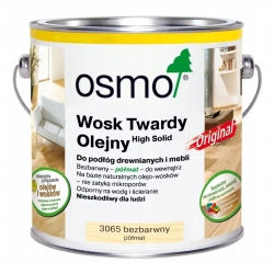 Wosk Twardy Olejny Bezbarwny Pół. OSMO 2,5L 3065